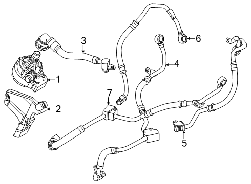 2023 BMW XM Water Pump Diagram 2