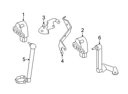 2021 BMW 330i LEVEL SENSOR Diagram for 37146895466