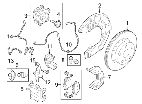 2024 BMW i4 PULSE GENERATOR, DSC REAR Diagram for 34526892609