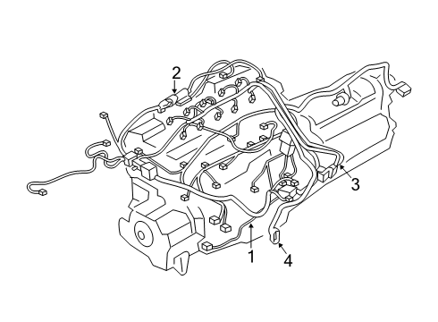 2024 BMW X7 WIRING HARN.IGNITION COIL/IN Diagram for 12515A2A790