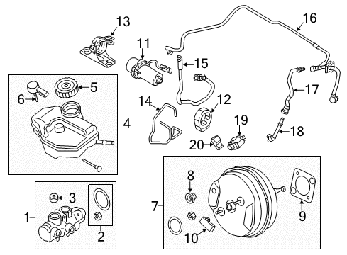 2023 BMW 530e xDrive VACUUM PIPE WITH NON-RETURN Diagram for 11668606505