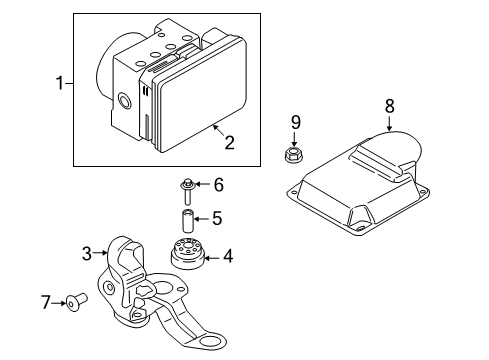 2021 BMW 230i xDrive Hydro Unit DSC Diagram for 34516897119