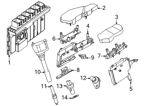 2025 BMW M5 Basic Control Unit DME Diagram for 12145B4D4B9