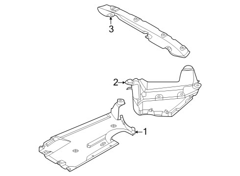 2024 BMW 430i xDrive Gran Coupe UNDERSHIELD FOR TANK, LEFT Diagram for 51758738041