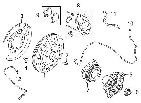 2021 BMW M2 BRAKE DISC, VENTILATED, RIGH Diagram for 34207889668