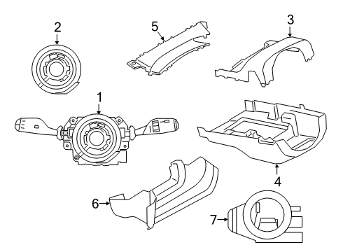 2022 BMW Z4 COIL SPRING CARTRIDGE Diagram for 61315A10EC7