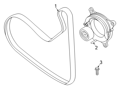 2025 BMW X2 Belts & Pulleys Diagram 2