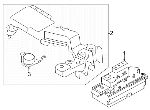 2025 BMW XM Electrical Components Diagram 2