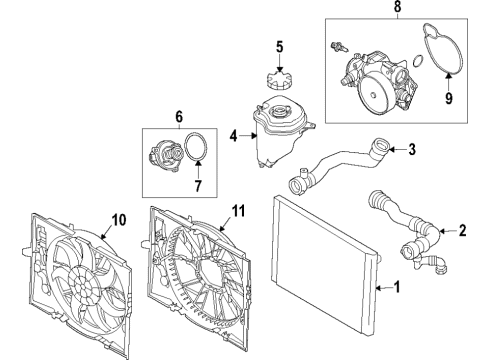 2021 BMW 840i xDrive Screw Plug Diagram for 11128697732