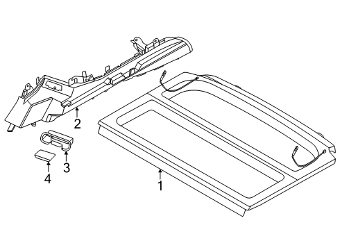 2025 BMW X2 Interior Trim - Rear Body Diagram 2
