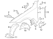 Diagram for 2024 BMW i4 Fender Splash Shield - 51758738060