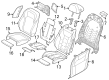 Diagram for 2024 BMW M240i Seat Cushion Pad - 52107939326