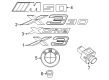 Diagram for 2025 BMW X3 Emblem - 51145A4BAC8
