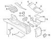 Diagram for 2025 BMW M3 Center Console Base - 51166996831
