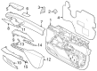 Diagram for BMW 760i xDrive Door Armrest - 51415A568E4