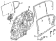 Diagram for BMW i5 Window Regulator - 51355A8DA34