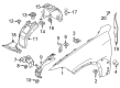 Diagram for 2025 BMW iX Fender Splash Shield - 51717932065