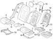 Diagram for BMW 760i xDrive Seat Cushion Pad - 52205A4A044
