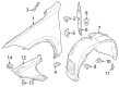 Diagram for 2025 BMW X1 Fender Splash Shield - 51719465700