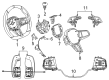 Diagram for BMW i5 Cruise Control Switch - 61315A7A4D2
