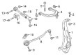 Diagram for BMW XM Radius Arm - 31108845566