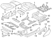 Diagram for BMW 760i xDrive Seat Cushion Pad - 52105A68495