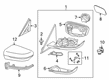 Diagram for BMW 330e xDrive Side View Mirrors - 51165B4B412