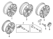 Diagram for BMW X3 M Alloy Wheels - 36119501479