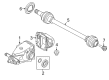 Diagram for 2025 BMW 330i Axle Shaft - 33205A4C692