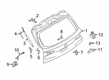 Diagram for 2019 BMW X5 Tailgate Lock Actuator Motor - 51249880875