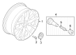 Diagram for 2025 BMW iX Alloy Wheels - 36115A67C46