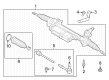 Diagram for 2025 BMW iX Tie Rod - 32105A306E8