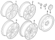 Diagram for 2023 BMW X2 Alloy Wheels - 36105A177E7