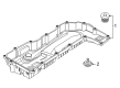 Diagram for 2024 BMW 530i Oil Pan - 24115A8B427