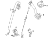 Diagram for 2025 BMW X3 Seat Belt - 72115A24DB0