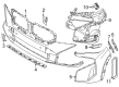 Diagram for BMW XM Bumper Reflector - 63149850168