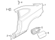 Diagram for BMW 230i Fuel Filler Housing - 51178737013