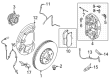 Diagram for 2025 BMW X6 M Brake Caliper - 34109504109