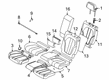 Diagram for 2021 BMW X5 Seat Cushion Pad - 52208493799