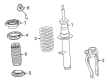 Diagram for BMW M5 Shock And Strut Mount - 31307889543