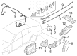 Diagram for BMW XM Parking Assist Distance Sensor - 66205A1A269