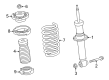 Diagram for 2025 BMW X3 Shock And Strut Mount - 33505A45DF0