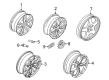 Diagram for BMW X3 M Alloy Wheels - 36117916263