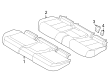 Diagram for 2025 BMW iX Seat Cushion Pad - 52205A35582