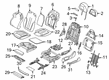 Diagram for 2023 BMW M5 Seat Cushion Pad - 52108067025