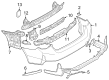 Diagram for 2025 BMW i4 Bumper Reflector - 63149465498
