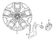 Diagram for BMW 550e xDrive Alloy Wheels - 36115A32501