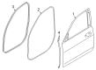 Diagram for BMW XM Door Seal - 51769451257