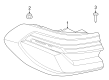 Diagram for 2025 BMW X7 Back Up Light - 63219881355