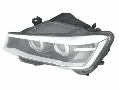 BMW 63117401136 Right Headlight